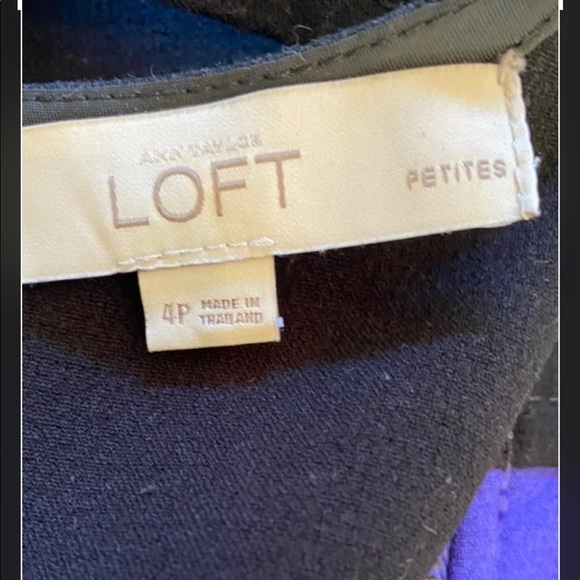 Womens LOFT Mini Shift Dress Size 4P - Picture 6 of 6